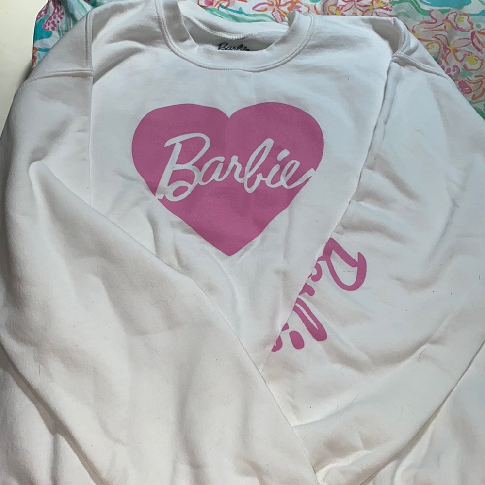 Barbie pink heart sweatshirt💗